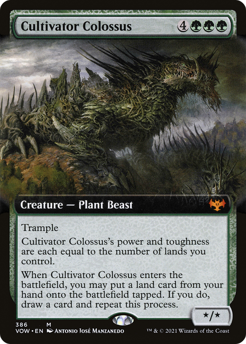 Cultivator Colossus (VOW-386) - mythic: (Extended Art)