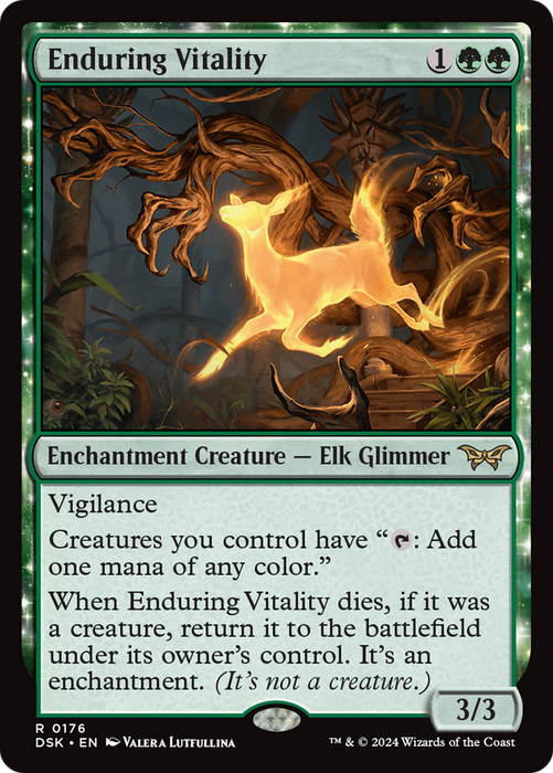 Enduring Vitality (DSK-176) - rare: (enchantment)
