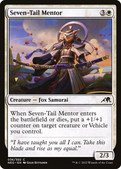Seven-Tail Mentor (NEO-036) - common - Foil