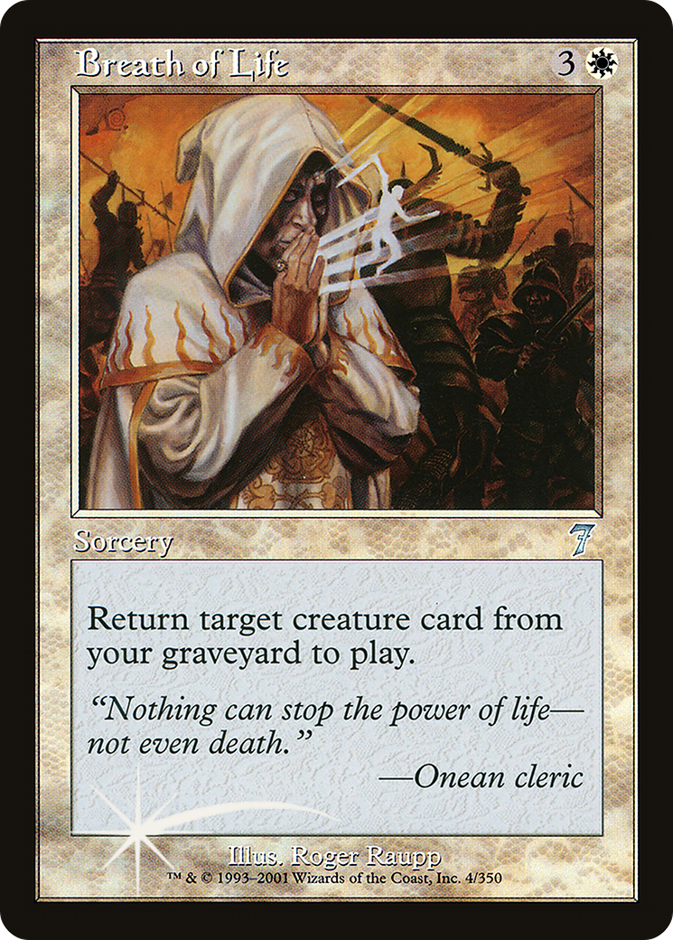Breath of Life (7ED-04★) - uncommon - Foil