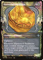 Harnessed Snubhorn (MAT-188) - uncommon: (Showcase) - Foil