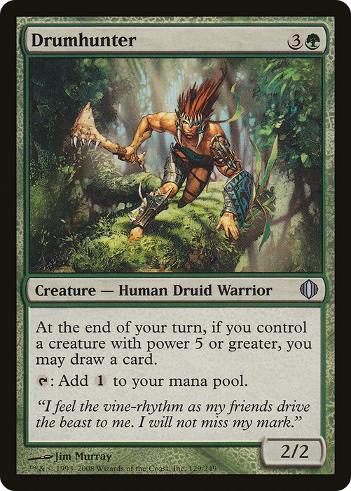 Drumhunter (ALA-129) - uncommon - Foil