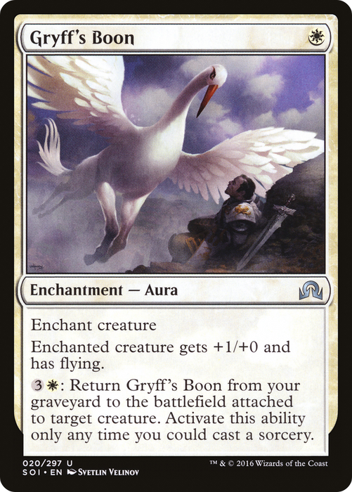 Gryff's Boon (SOI-020) - uncommon - Foil