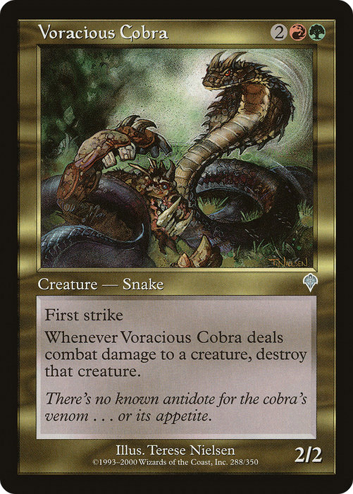 Voracious Cobra (INV-288) - uncommon - Foil