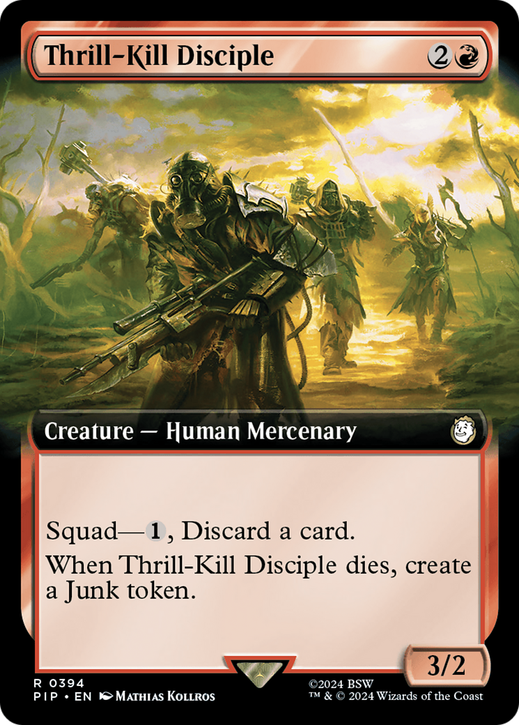 Thrill-Kill Disciple (PIP-394) - rare: (Extended Art) - Foil