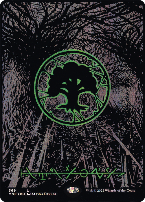 Forest (ONE-369) - common (Borderless) - Foil