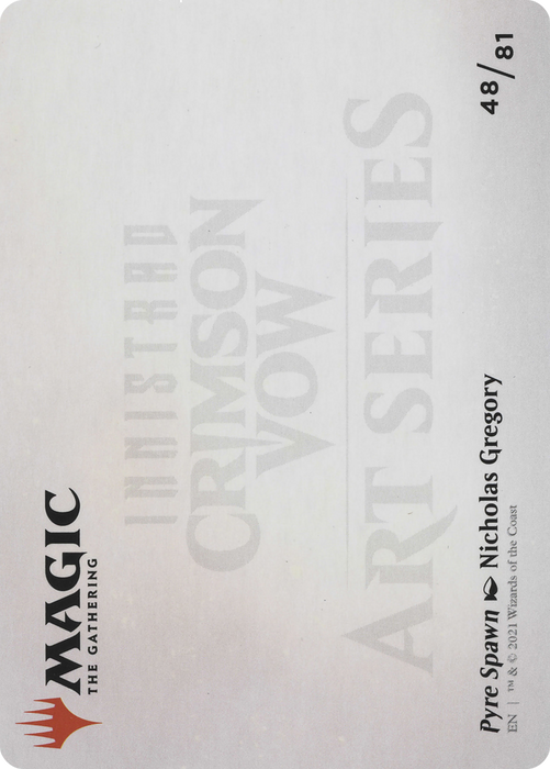 Pyre Spawn // Pyre Spawn (AVOW-048) - common (Borderless) - Foil