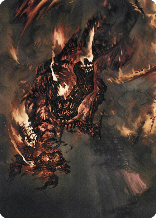 Pyre Spawn // Pyre Spawn (AVOW-048) - common (Borderless) - Foil