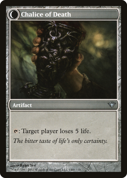 Chalice of Life // Chalice of Death (DKA-146) - uncommon: (Double Faced Transform) - Foil