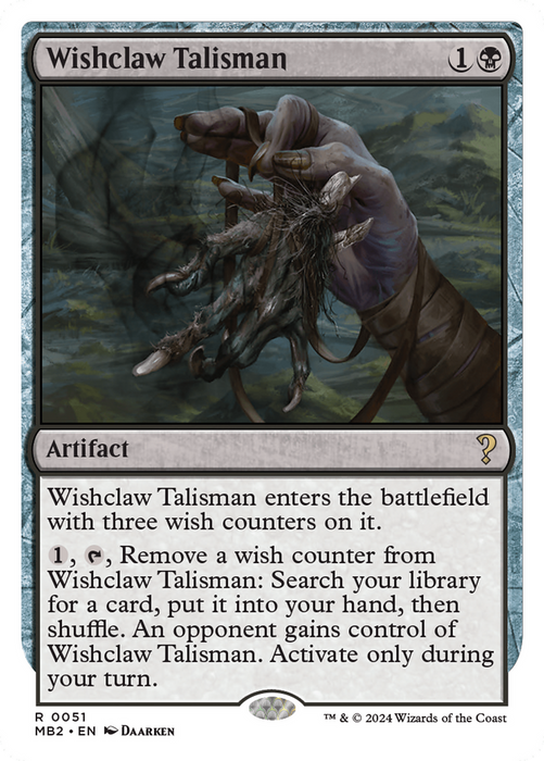 Wishclaw Talisman (MB2-051) - rare
