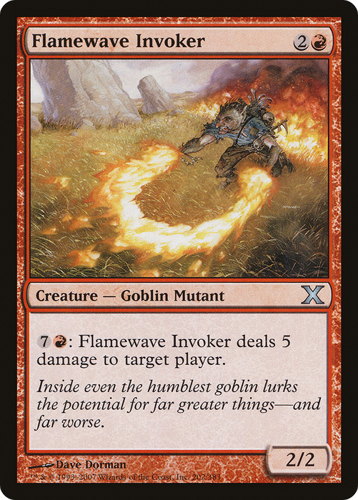 Flamewave Invoker (10E-202) - uncommon