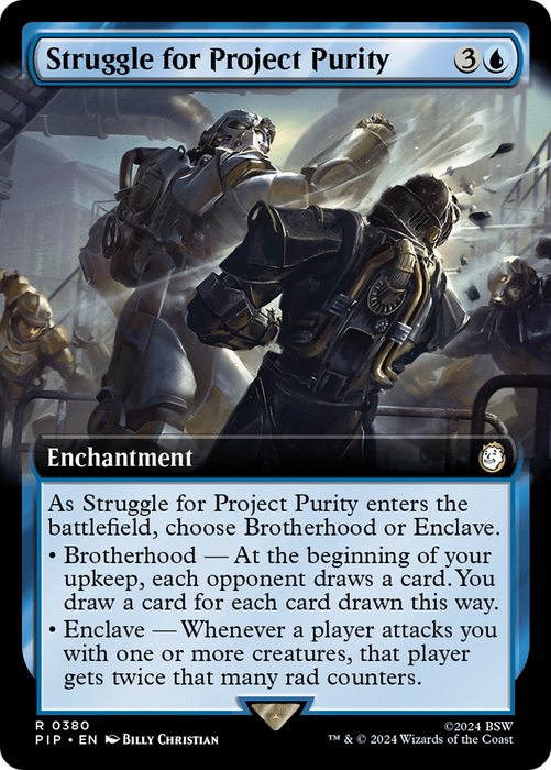 Struggle for Project Purity (PIP-380) - rare: (Extended Art)