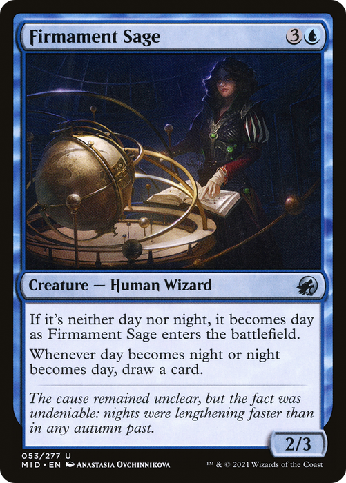 Firmament Sage (MID-053) - uncommon - Foil