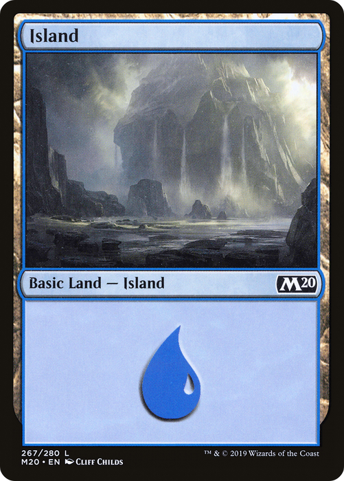 Island (M20-267) - common - Foil