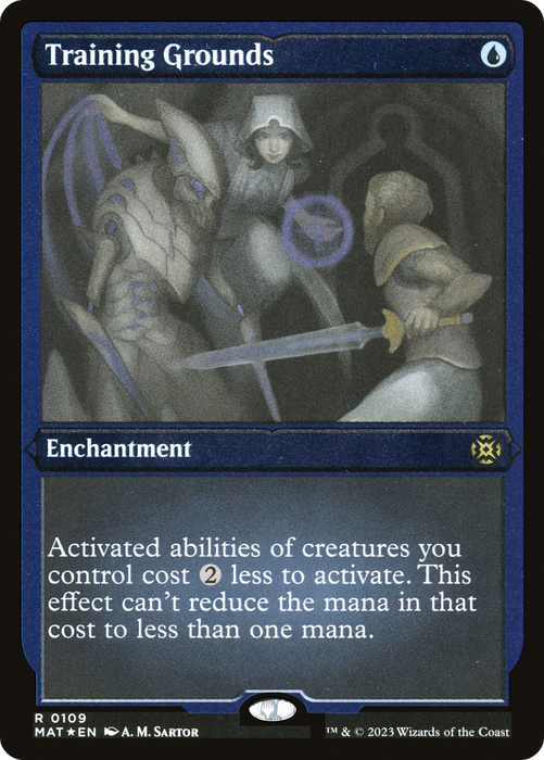 Training Grounds (MAT-109) - rare - Etched Foil