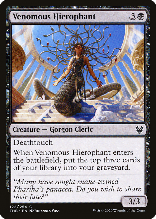 Venomous Hierophant (THB-122) - common - Foil
