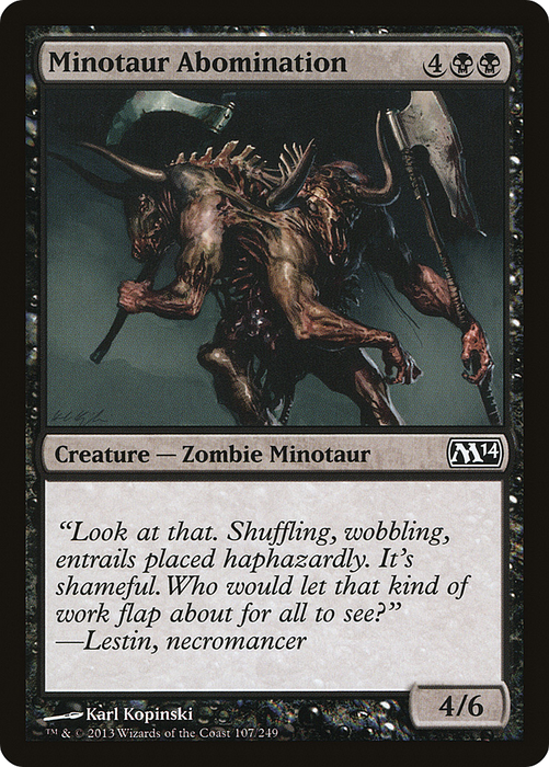 Minotaur Abomination (M14-107) - common