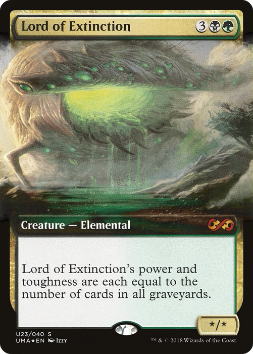 Lord of Extinction (UMA:BT-U23) - mythic: (Extended Art) - Foil