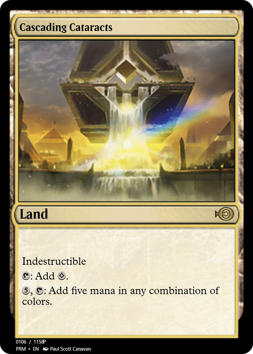 Cascading Cataracts (PRM-88412) - rare - Foil
