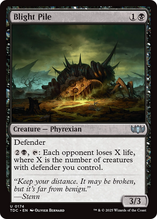 Blight Pile (TDC-174) - uncommon