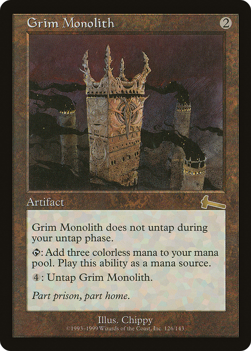 Grim Monolith (ULG-126) - rare - Foil