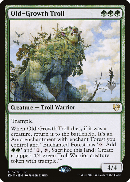 Old-Growth Troll (PPKHM-185P) - rare - Foil