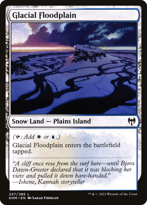 Glacial Floodplain (KHM-257) - common: (snow)