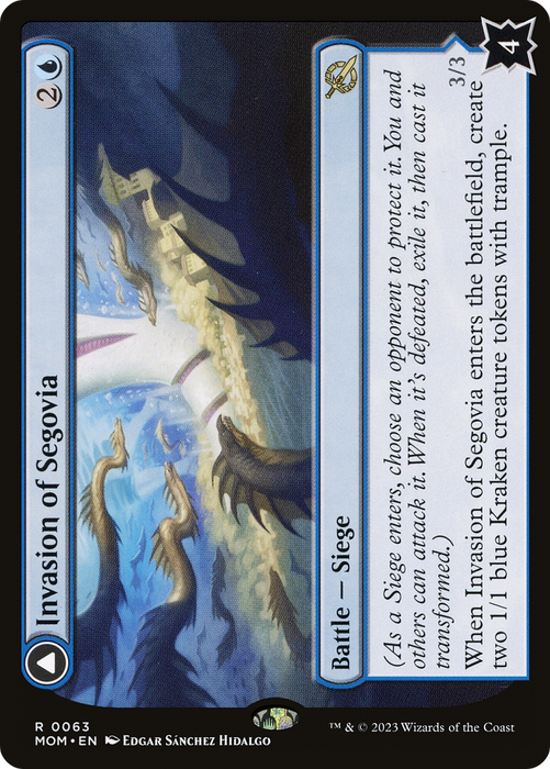 Invasion of Segovia // Caetus, Sea Tyrant of Segovia (MOM-063) - rare