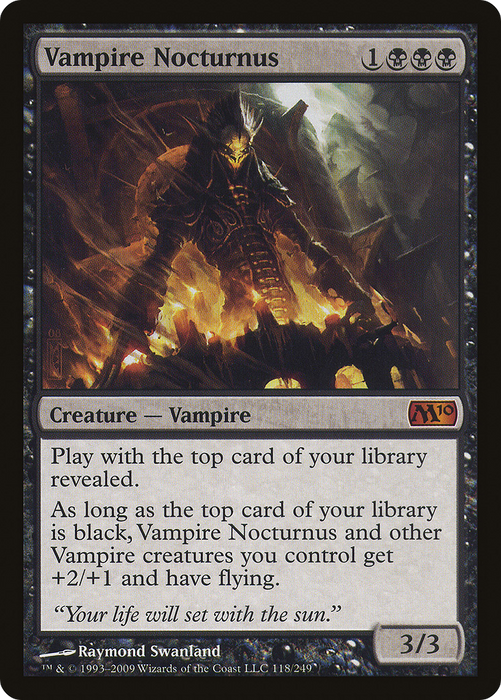 Vampire Nocturnus (M10-118) - mythic - Foil
