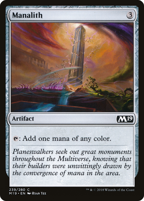 Manalith (M19-239) - common - Foil