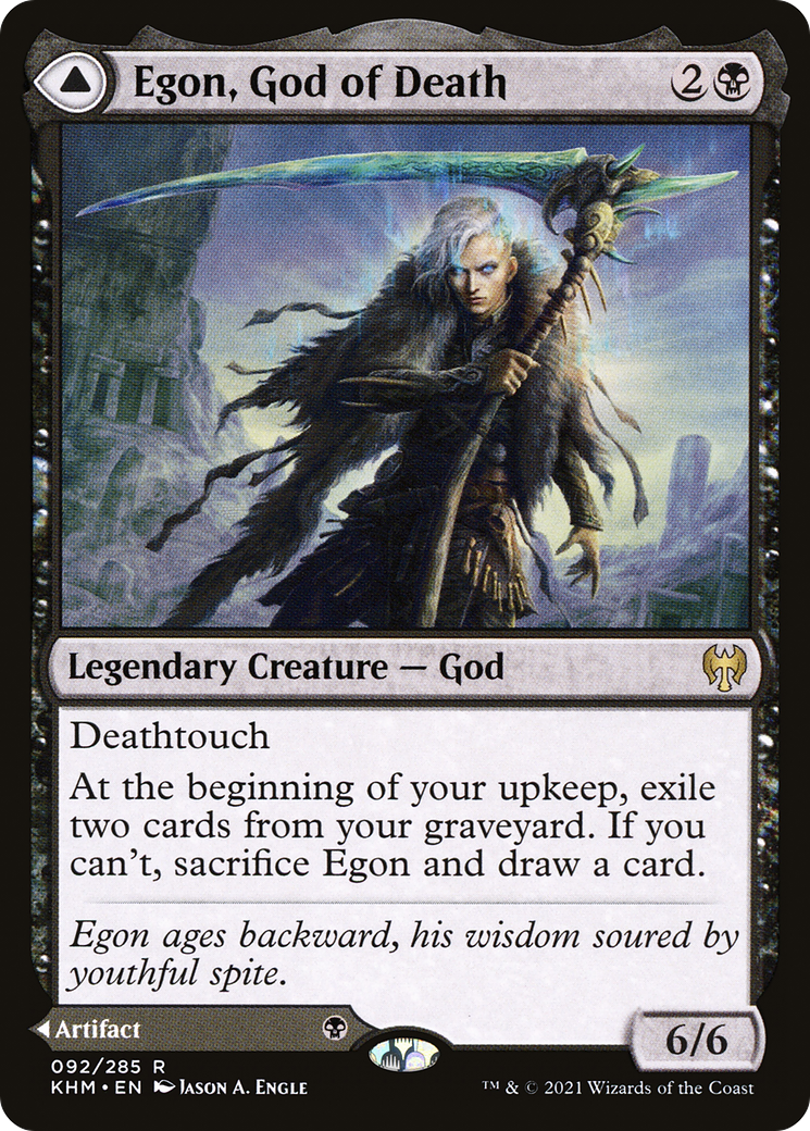 Egon, God of Death // Throne of Death (KHM-092) - rare - Foil