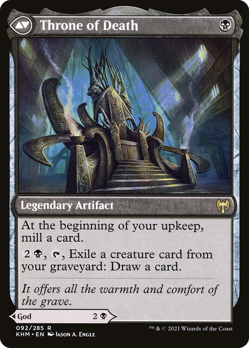 Egon, God of Death // Throne of Death (KHM-092) - rare - Foil