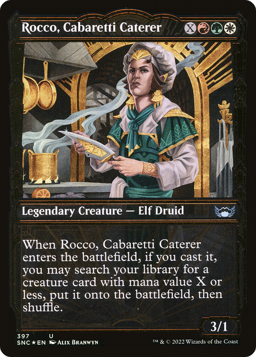 Rocco, Cabaretti Caterer (SNC-397) - uncommon: (Showcase) - Foil