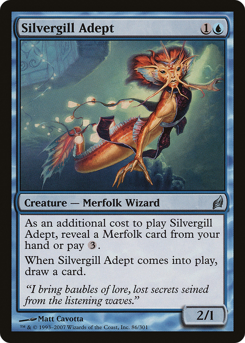Silvergill Adept (LRW-086) - uncommon