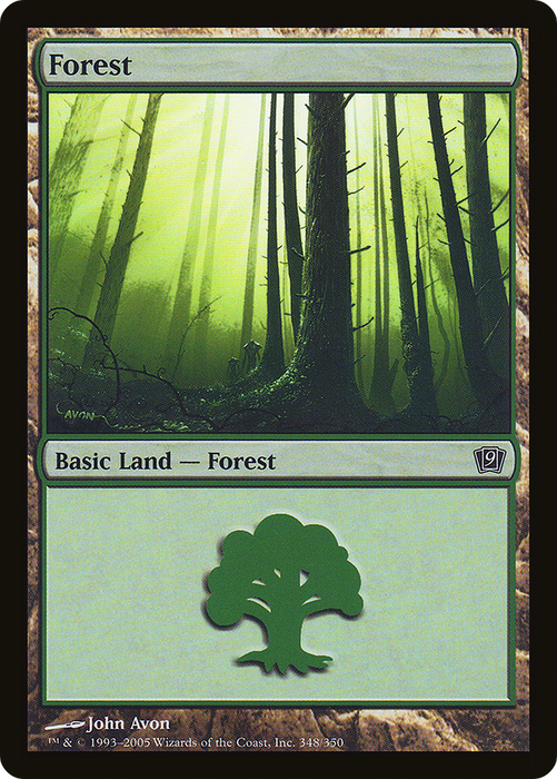 Forest (9ED-348★) - common - Foil