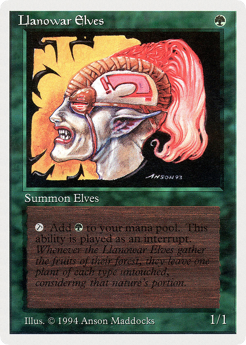 Llanowar Elves (SUM-211) - common