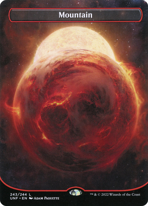 Mountain (UNF-243) - common (Borderless) - Foil
