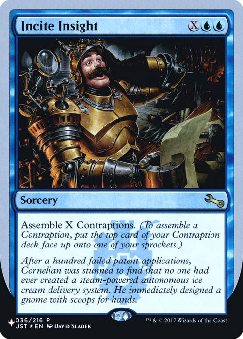 Incite Insight (LIST-016) - rare - Foil