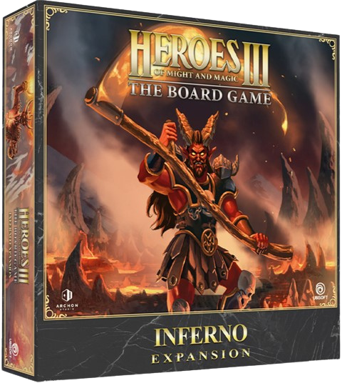 Heroes of Might & Magic III: The Board Game - Inferno Expansion (anglais) ***Boîte avec dommages mineurs***