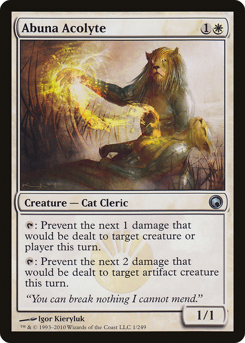 Abuna Acolyte (SOM-001) - uncommon - Foil