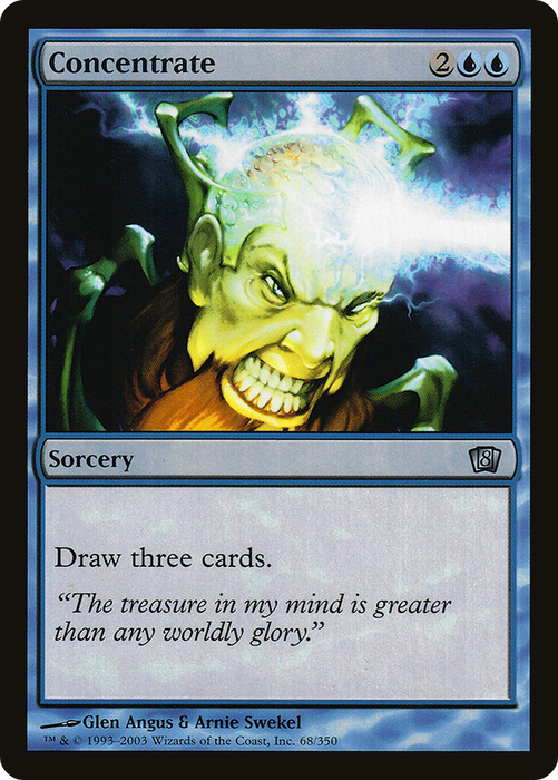 Concentrate (8ED-68★) - uncommon - Foil