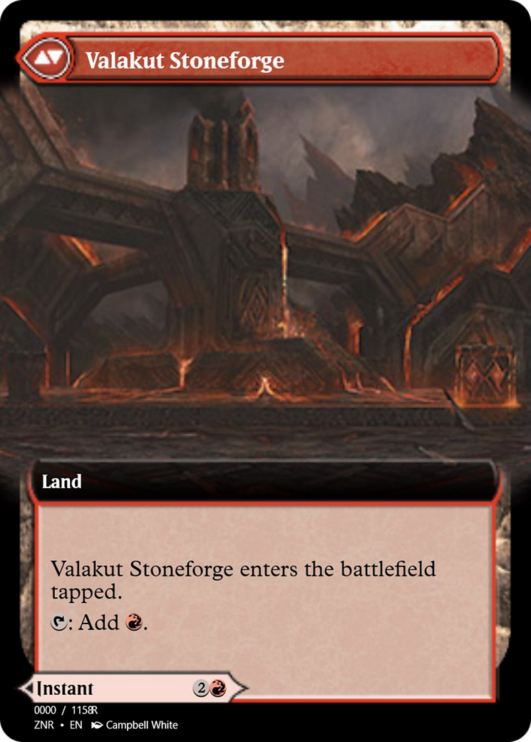Valakut Awakening // Valakut Stoneforge (PRM-83876) - rare