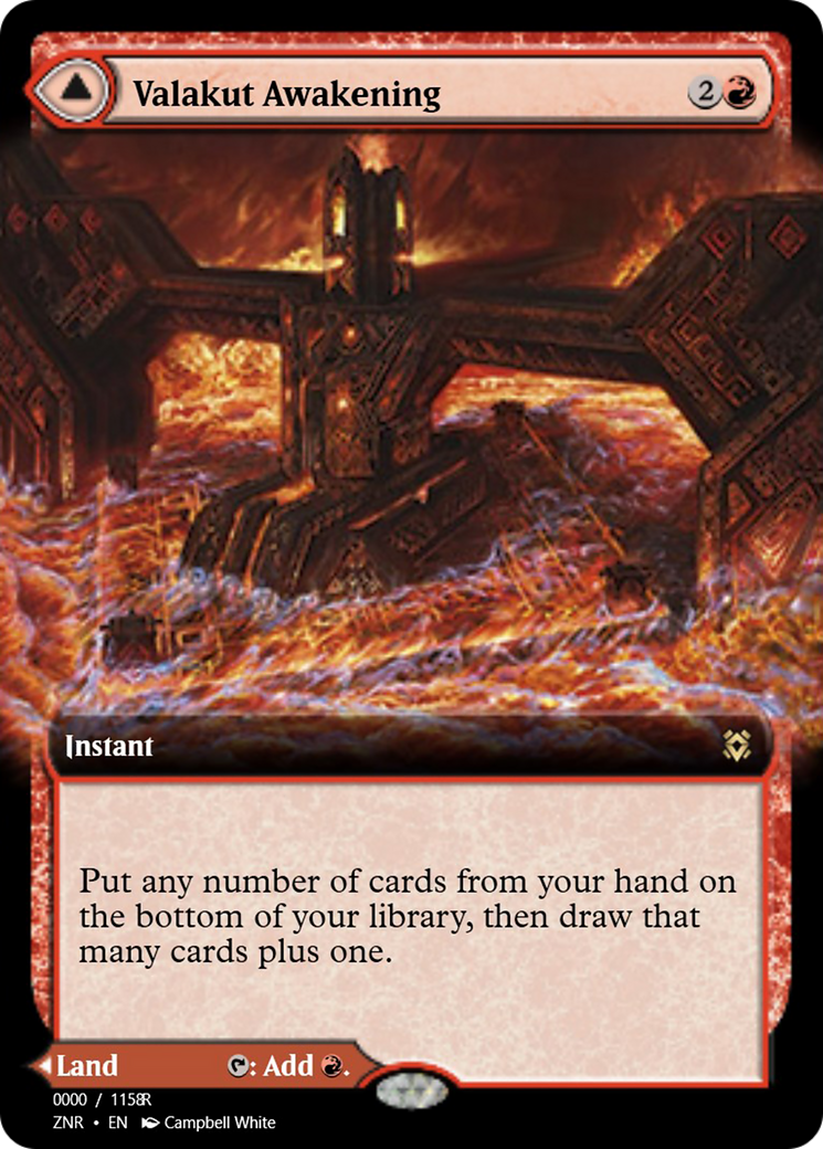 Valakut Awakening // Valakut Stoneforge (PRM-83876) - rare