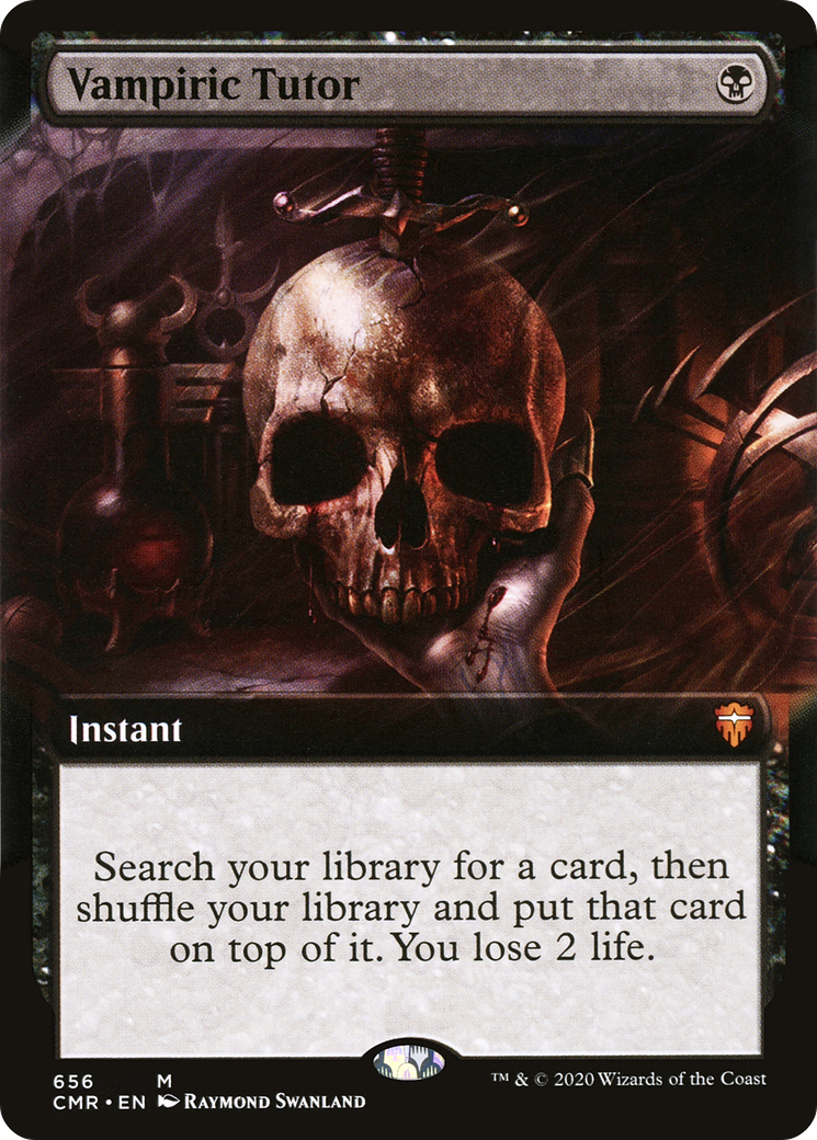 Vampiric Tutor (CMR-656) - mythic: (Extended Art)