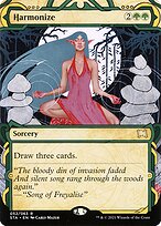 Harmonize (STA-052) - rare: (Showcase) (Borderless) - Foil