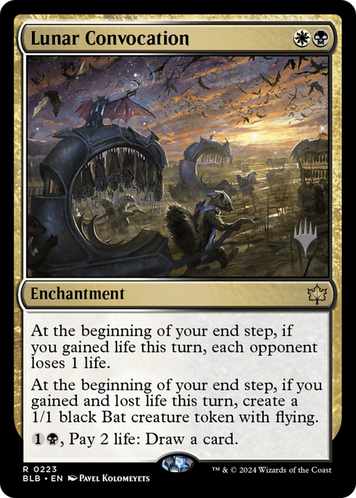Lunar Convocation (PPBLB-223P) - rare - Foil