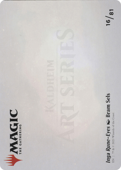 Inga Rune-Eyes // Inga Rune-Eyes (AKHM-016) - common (Borderless) - Foil