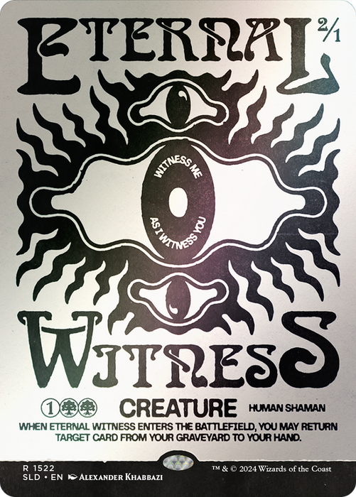 Eternal Witness (SLD-1522★) - rare (Borderless) - Foil