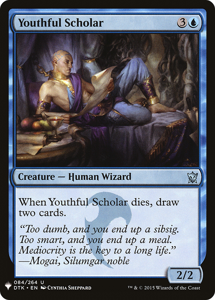 Youthful Scholar (LIST-DTK-84) - uncommon