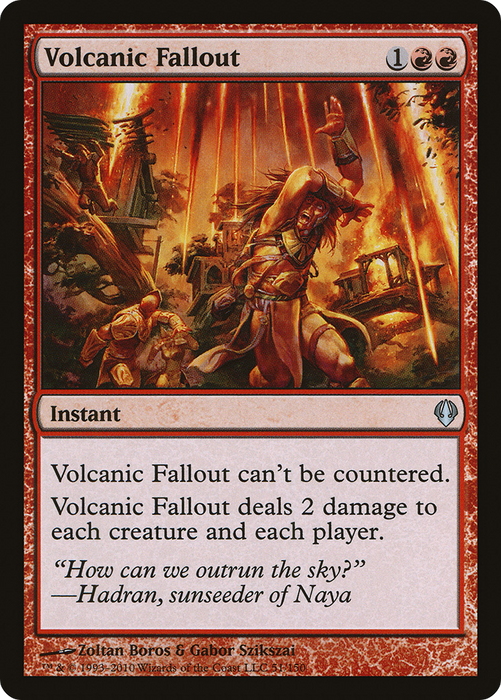 Volcanic Fallout (ARC-051) - uncommon